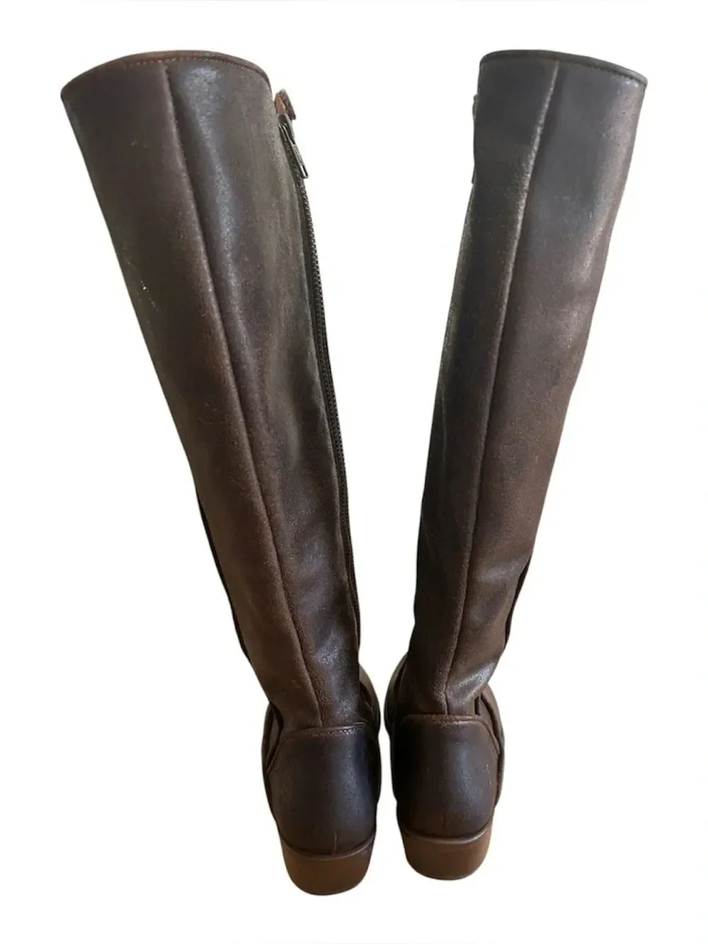 Frye Ladies Carson Piping Chocolate Tall Western Boots FR41360-CHOC, 7.5, NWOT